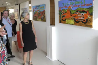 Au conseil départemental, cinq artistes soutenus par le musée de Lapalisse sont à l’honneur