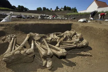 Trente-six sépultures datant du néolithique moyen I ont été mises au jour à Vertaizon