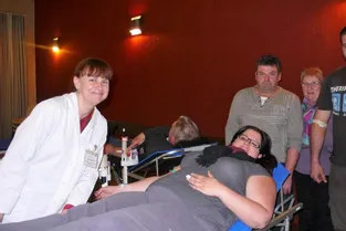 Nouveaux donneurs à la collecte de sang