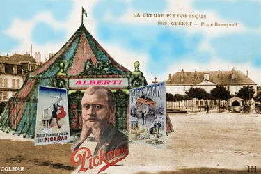 L’illusionniste Alberti Pickman en mit plein la vue aux Guérétois en avril 1884