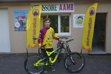 A 16 ans, ce cycliste issoirien, spécialiste de VTT de descente, a déjà une belle expérience