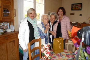 Marthe a fêté ses 100 ans avec le SSIAD