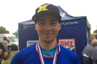 BMX : Romain Mahieu (Lempdes) en bleu-blanc-rouge