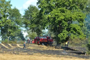 Quatre hectares de foin brûlés à Deneuille-les-Mines