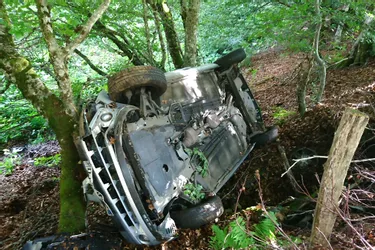 La voiture quitte la route et tombe dans un ravin près de Besse (Puy-de-Dôme)
