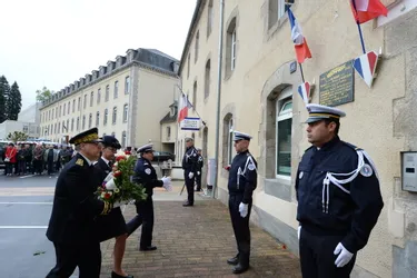 Le préfet de la Creuse a rendu hommage aux policiers morts en service