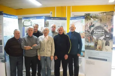 L’exposition des anciens combattants de la Fnaca au lycée professionnel Val d’Allier à Varennes