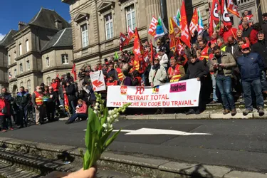 1er mai : l'intersyndicale était dans la rue, à Aurillac
