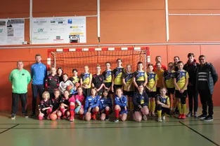 Les petites Guérétoises au tournoi régional de Futsal