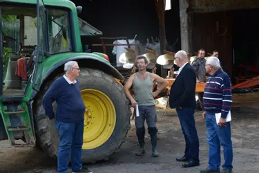 Claude Nowotny en visite au village de Baruptel