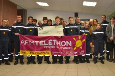 Les centres de secours du Brivadois ont reversé 6.265 euros à l’AFM-Téléthon