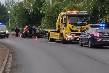 Choc frontal à Saint-Yorre (Allier) : le conducteur du deux-roues blessé