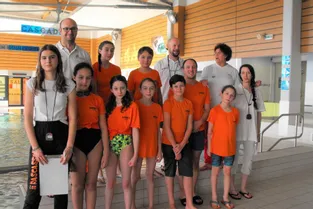 Les jeunes nageurs ont participé aux départementaux