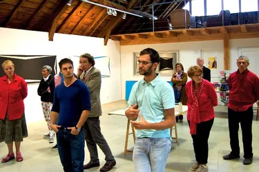Rencontre avec deux artistes peintres à Moustier-Ventadour