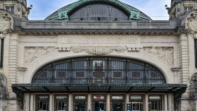 La Gare des Bénédictins en ©Lego dans - Limoges Tourisme