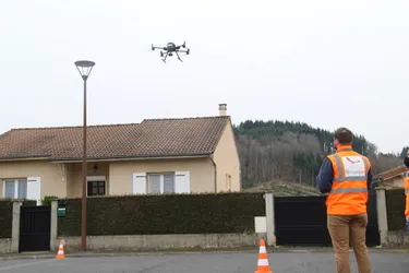 Un drone utilisé pour observer les déperditions de chaleur de 245 habitations de Thiers Dore et Montagne (Puy-de-Dôme)