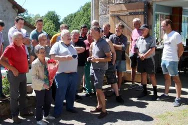 La société de chasse du Montel-de-Gelat (Puy-de-Dôme) fête son ancien président Alain Masson