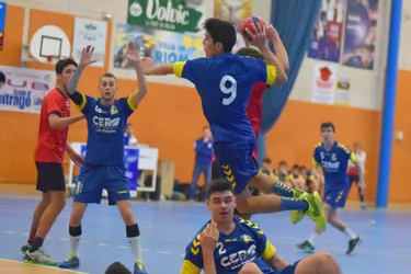 Les jeunes handballeurs du HBC Riom ont renversé Marcy l'Étoile (Rhône), leader de la Division AuRA (36-32)