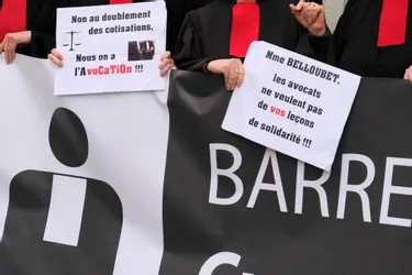 Les avocats du barreau de Vichy-Cusset reconduisent leur mouvement de grève