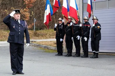 Stéphane Martin, chef du centre de secours de Royère-de-Vassivière, a pris son commandement officiel