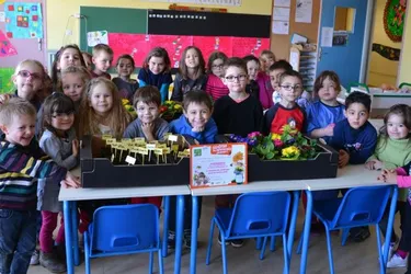 Les écoliers ont visité une jardinerie usselloise dans le cadre d’une opération nationale