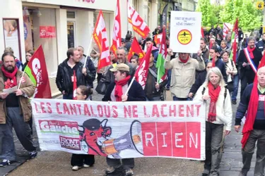 Les forces du Front de gauche ont marché à Aurillac, hier