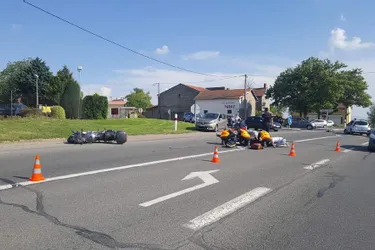Deux motards légèrement blessés à Montpensier (Puy-de-Dôme)