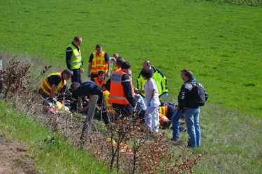 Un motard et sa passagère originaires de Clermont-Ferrand blessés après une chute