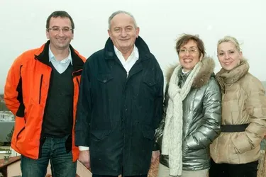 Pierre Robert avec Christelle Valantin : candidats soutenus par la majorité départementale