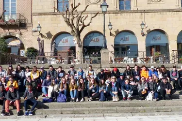 Les collégiens du Méridien à Barcelone