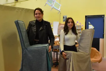 À Riom, deux élèves en bac pro tapisserie au lycée Marie-Laurencin primées au concours des Meilleurs Apprentis de France