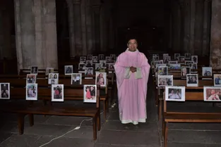 À Domérat, la messe a été célébrée avec des paroissiens en photos... et en live sur Facebook