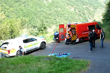 La passagère blessée après une chute à moto à Molompize (Cantal)