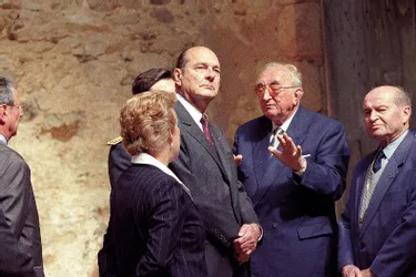 Archives photos : les Chefs d'Etat en visite à Oradour-sur-Glane