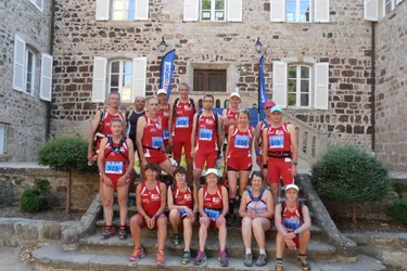 Les coureurs de Glénic Sport Nature à pas de géant en Ardèche