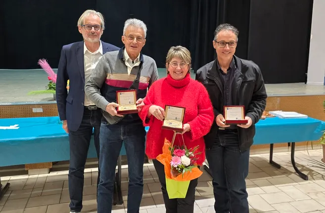 Roger Rousset Trois piliers du TCLL honorés - La Montagne