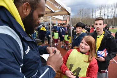 Après les Gravanches à Clermont-Ferrand début mars, Thiers a accueilli l’équipe de rugby de l’ASM