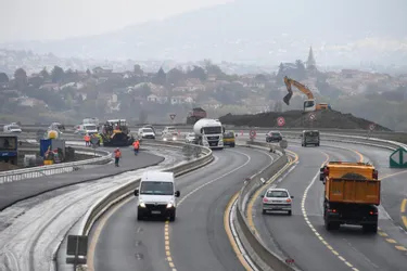 Des fermetures nocturnes prévues cette semaine sur le chantier de l'A75 au sud de Clermont-Ferrand