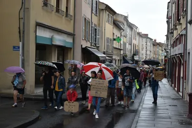 Une centaine de personnes a défilé contre le pass sanitaire à Brioude (Haute-Loire)