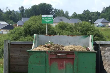 Des bennes pour les déchets verts