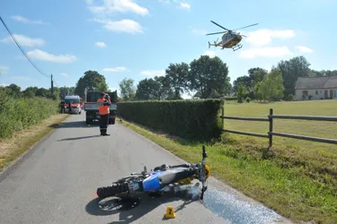 Un cyclomotoriste grièvement blessé ce matin à Saint-Menoux