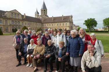Les paroissiens en visite à Cluny