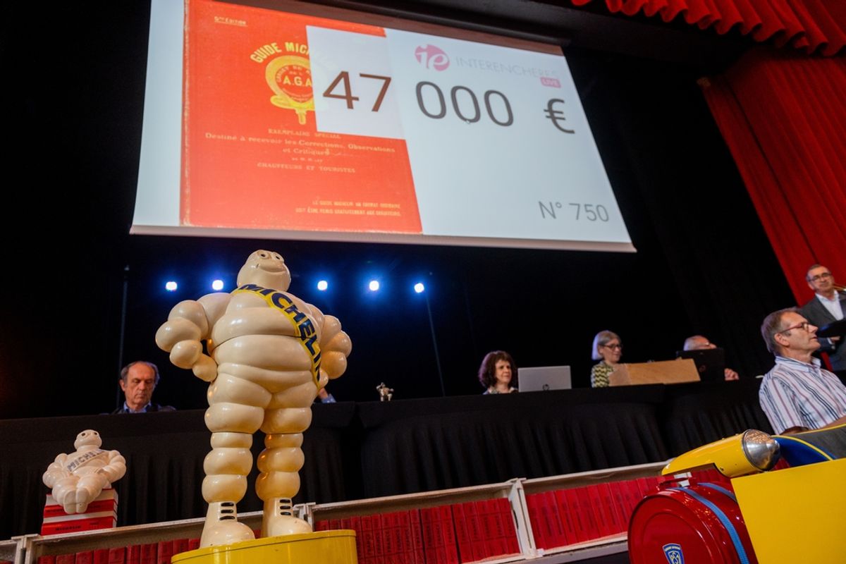 Les ventes aux enchères Michelin, à Clermont-Ferrand, fêtent leurs 25