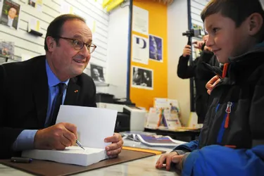 François Hollande à Clermont et Aurillac le 20 juin