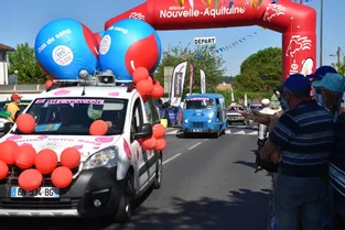 Nos photos préférées du départ de la troisième étape du Tour du Limousin 2020 à Ussac (Corrèze)