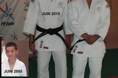 Une ceinture noire pour un judoka