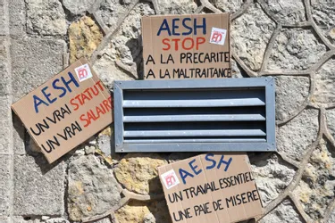 Le 19 octobre, les AESH de la Creuse manifesteront à Guéret...et à Paris