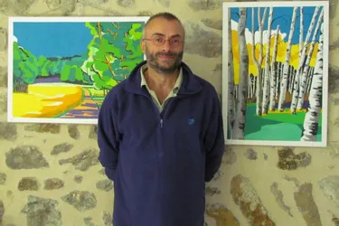Thierry Plumail expose ses peintures