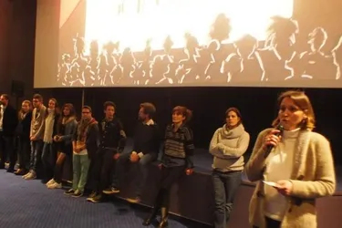 Six élèves du lycée René-Descartes ont fait leur cinéma au Gergovie