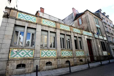 Une façade colorée à Aubusson